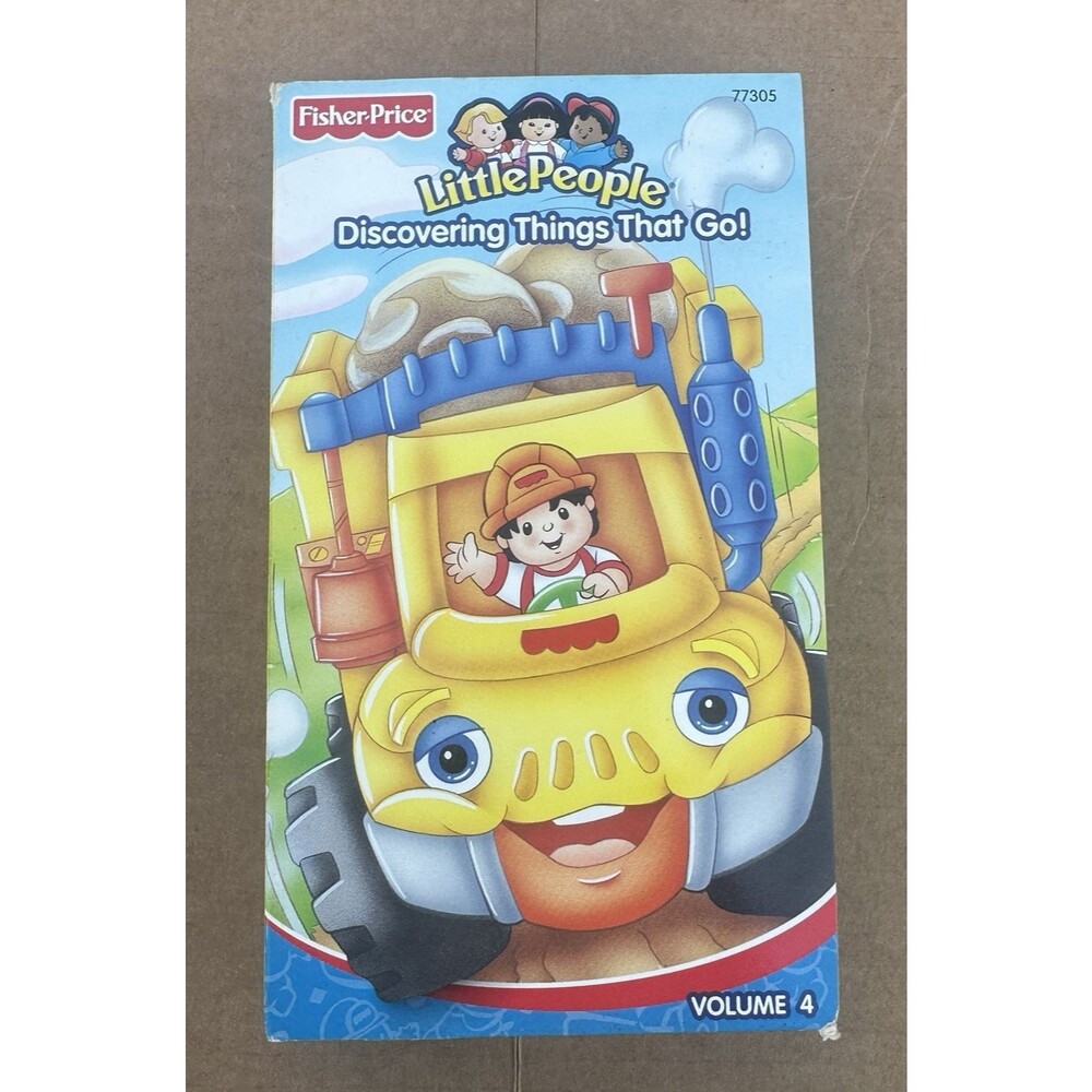 Fisher-Price Little People Vol 4 Things That Go VHS 2002 Kids Children Video